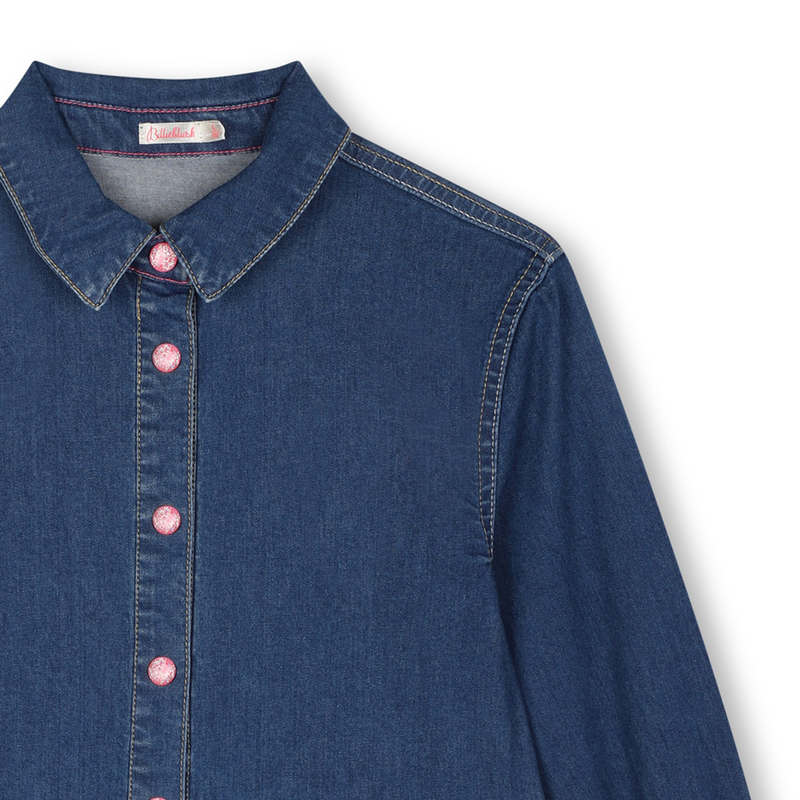 Denim Shirt-Collar Dress BILLIEBLUSH 
                        GIRL