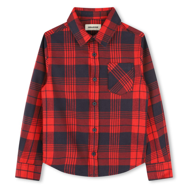 Plaid "Dreamer" Shirt ZADIG & VOLTAIRE 
                    BOY