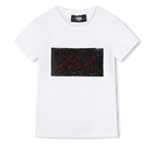 Reversible Sequined T-Shirt KARL LAGERFELD KIDS 
                    GIRL