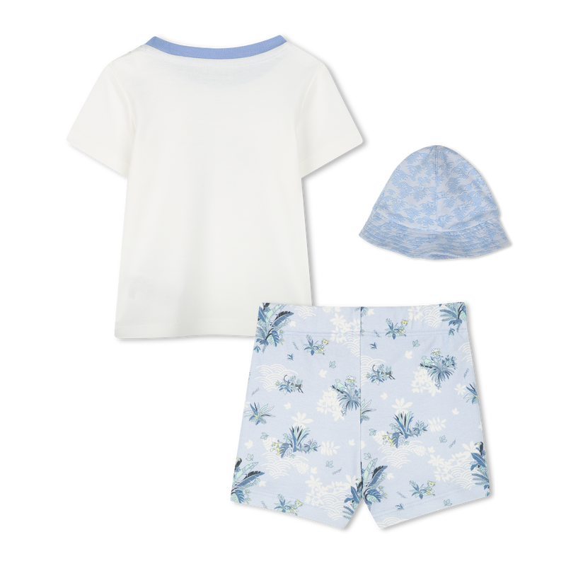 T-shirt, shorts and hat set KENZO KIDS 
                    BOY