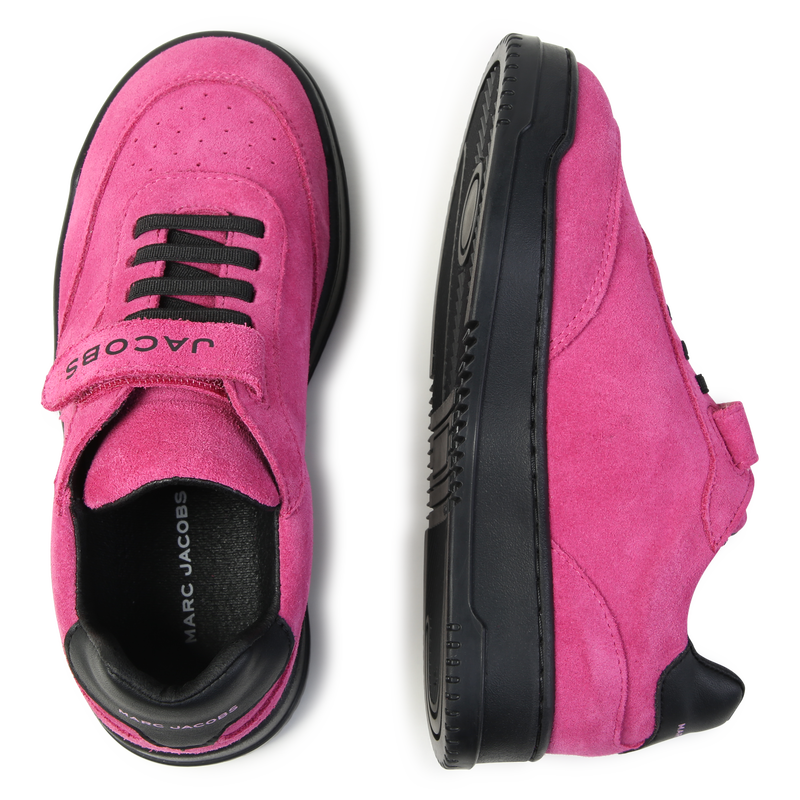 Leather Lace-Up Sneakers MARC JACOBS 
                    GIRL