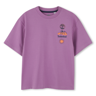 Loose mountain-print T-shirt TIMBERLAND BOY