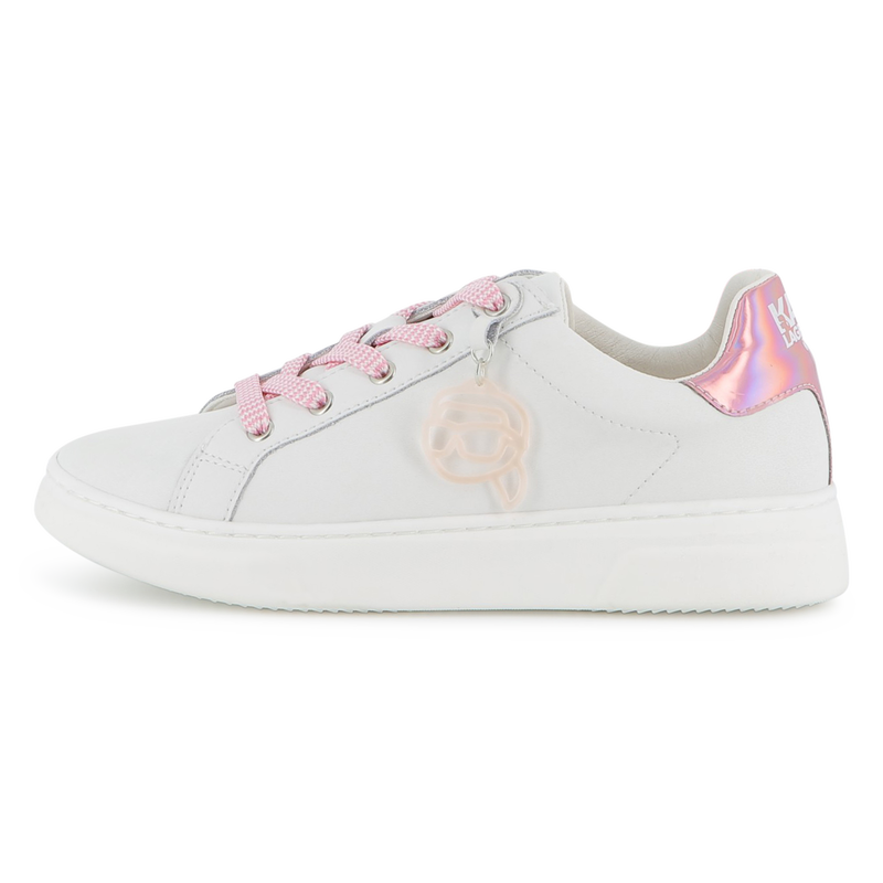 Lace-up low-top sneakers KARL LAGERFELD KIDS 
                    GIRL