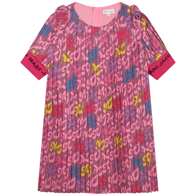 Pleated crêpe dress MARC JACOBS 
                    GIRL