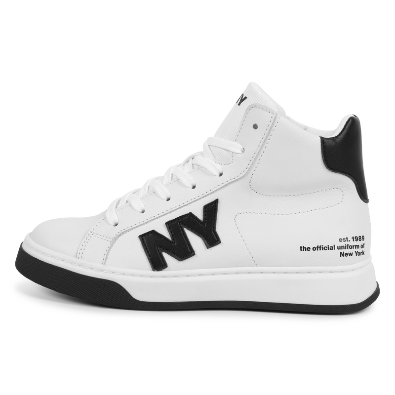 Lace-Up Leather Sneakers DKNY 
                    UNISEX