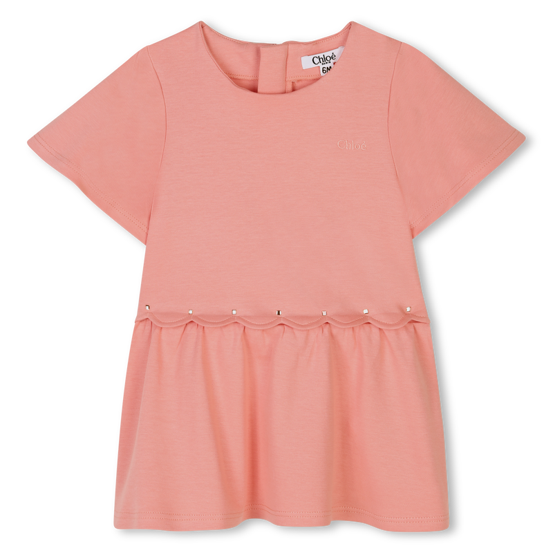 Flared dress with scallops CHLOE 
                    GIRL