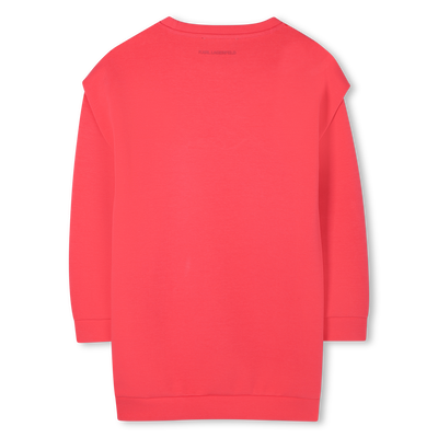 Long sleeve dress KARL LAGERFELD KIDS GIRL