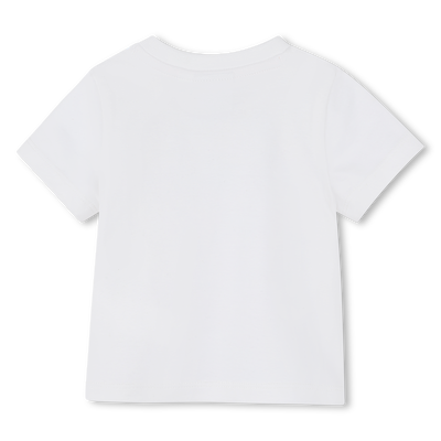 T-shirt with shiny print BOSS GIRL