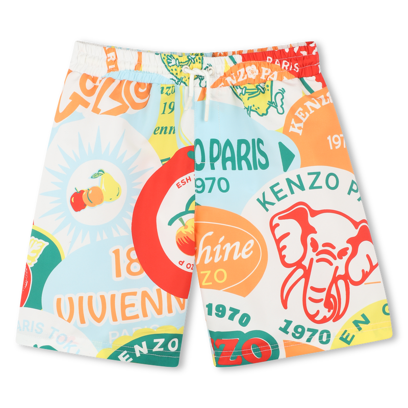 Printed swim shorts KENZO KIDS 
                        BOY