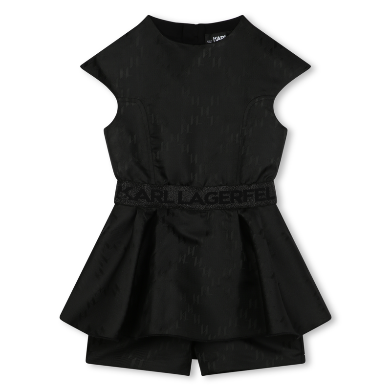 Logo Print Romper KARL LAGERFELD KIDS 
                    GIRL
