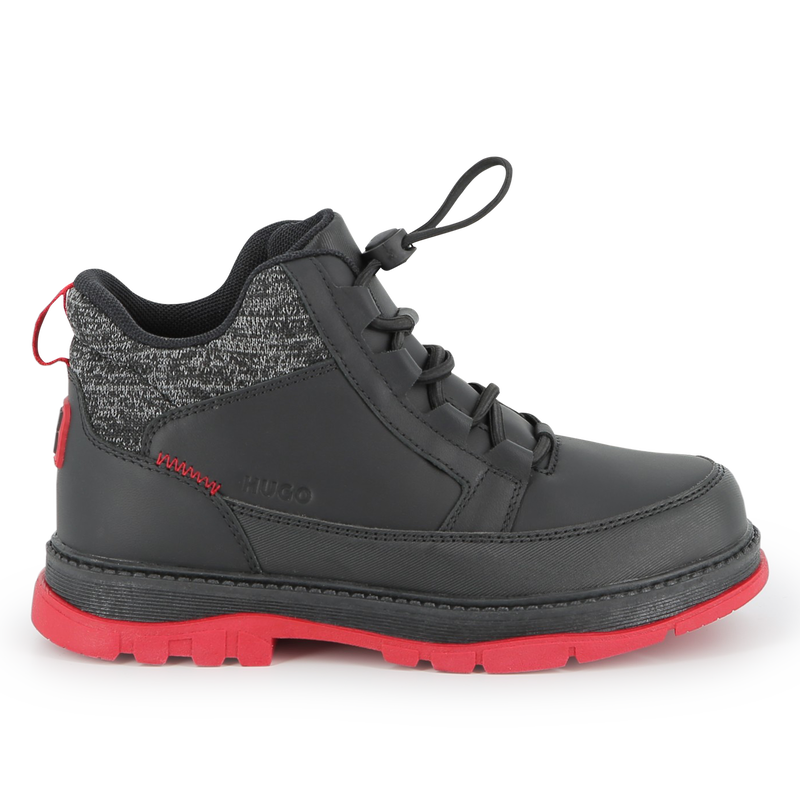 Ankle boots with laces HUGO 
                        BOY