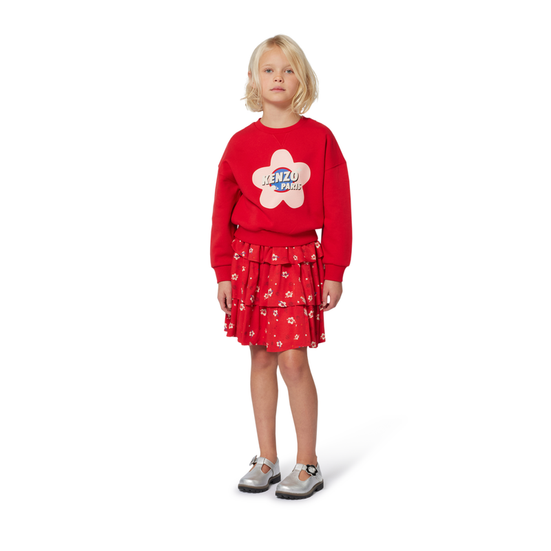 Unbrushed fleece sweatshirt KENZO KIDS 
                        GIRL