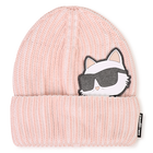 Knitted beanie KARL LAGERFELD KIDS 
                    GIRL