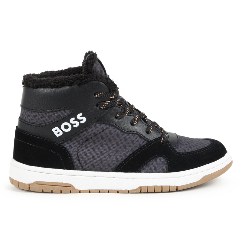 Faux-Shearling Lined Sneakers BOSS 
                        BOY