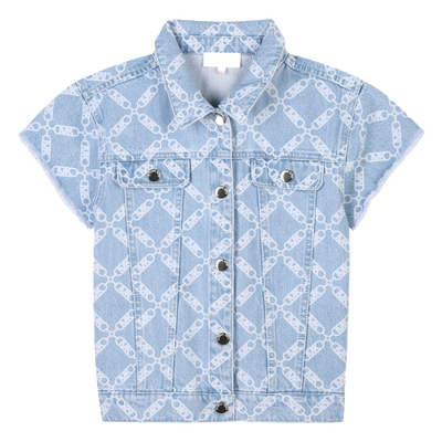 Short-sleeved denim jacket MICHAEL KORS GIRL