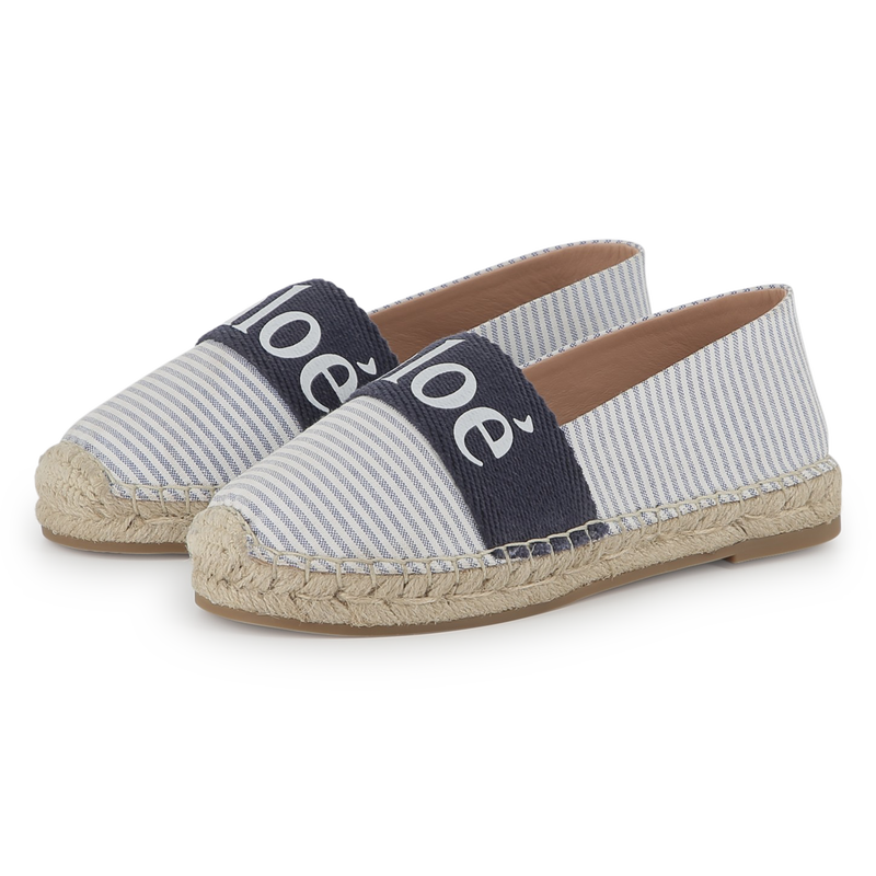 Striped Canvas Espadrilles CHLOE 
                        GIRL