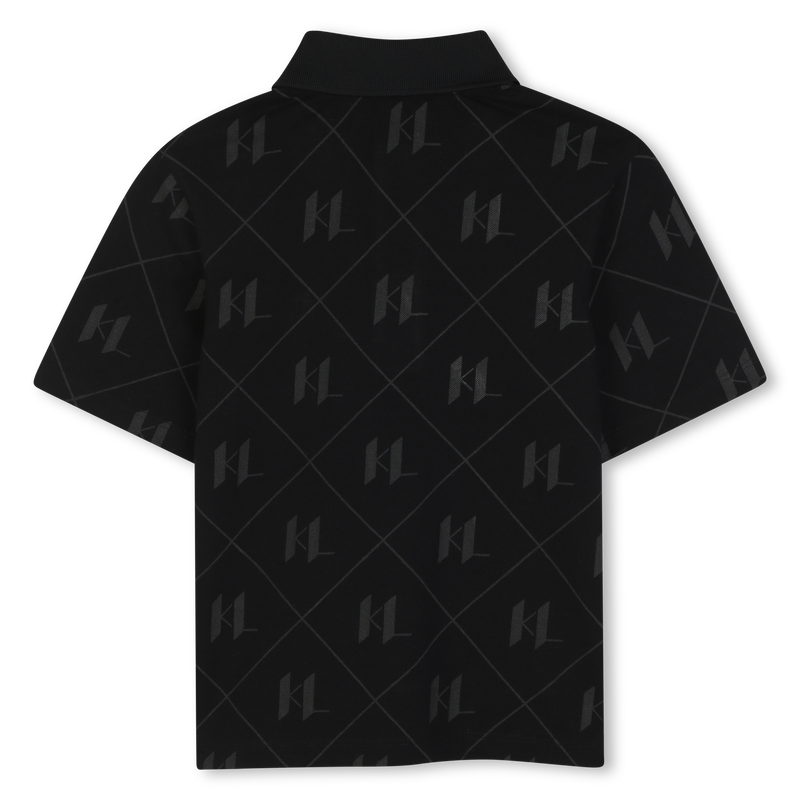 Short sleeve polo KARL LAGERFELD KIDS 
                        BOY