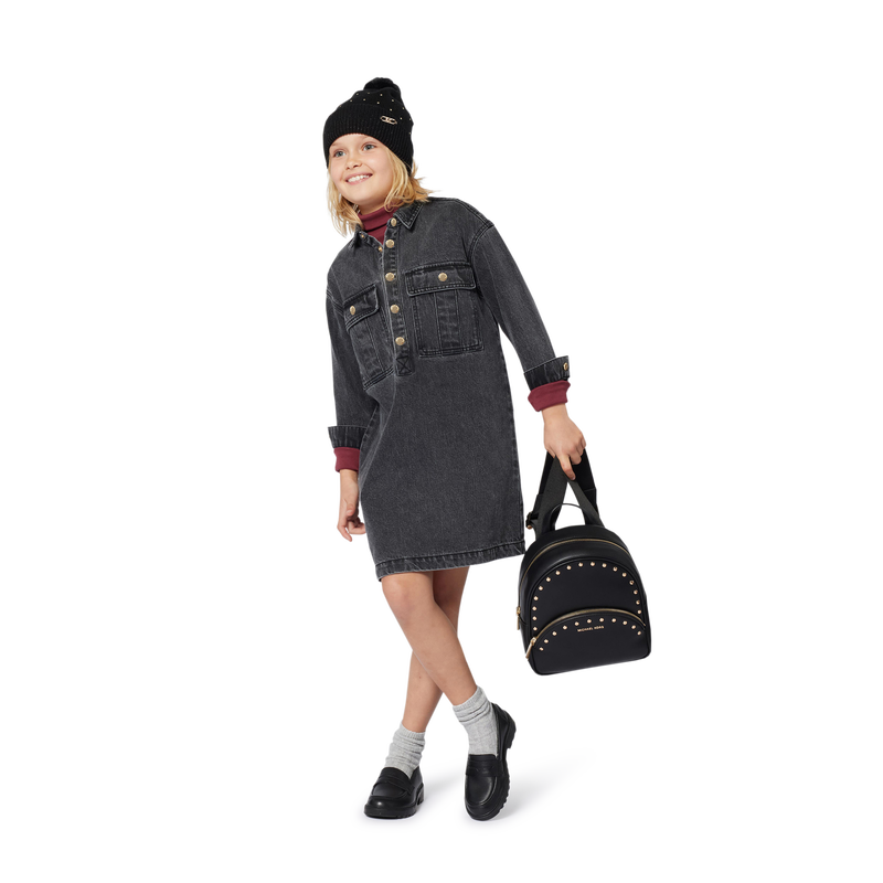 Knitted hat with pompom MICHAEL KORS 
                        GIRL