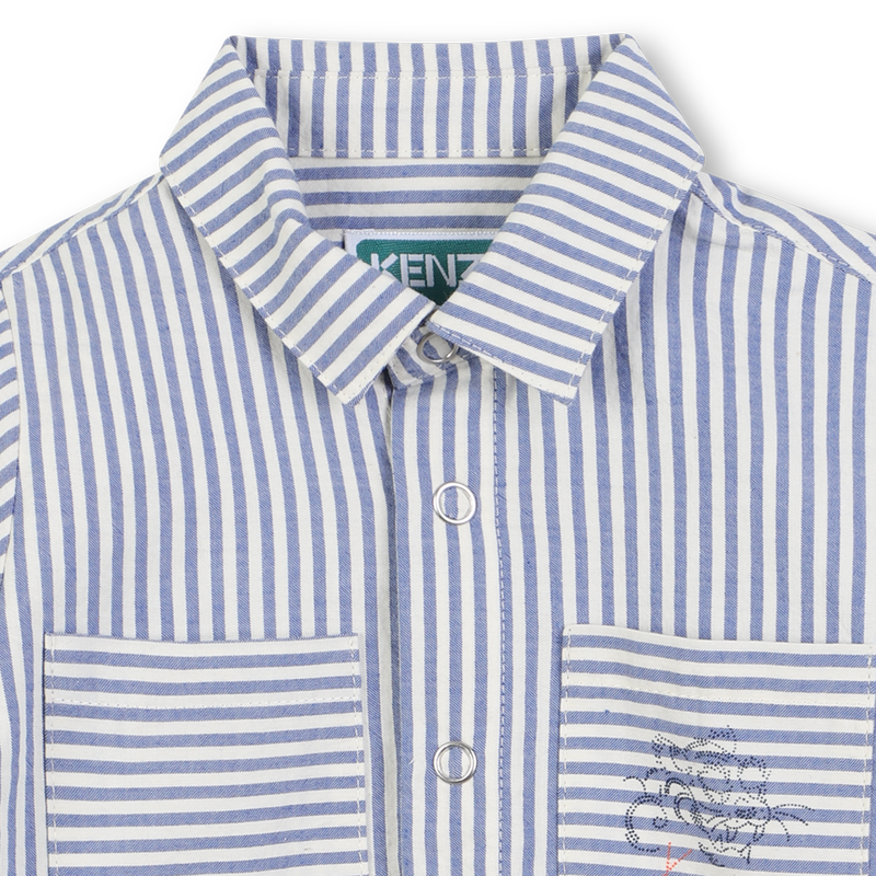 Striped cotton shirt KENZO KIDS 
                        BOY