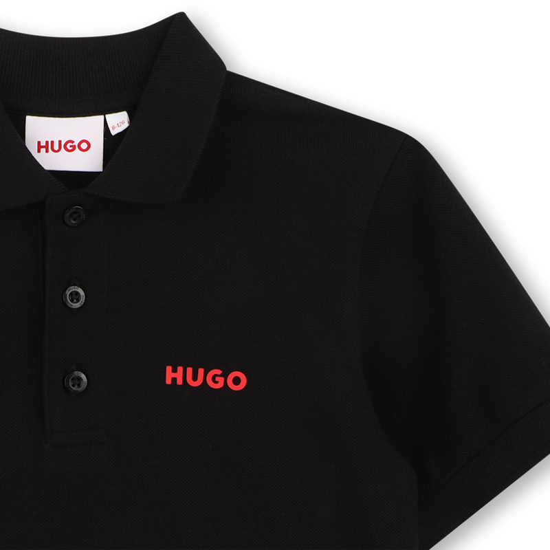 SHORT SLEEVE POLO HUGO 
                        BOY