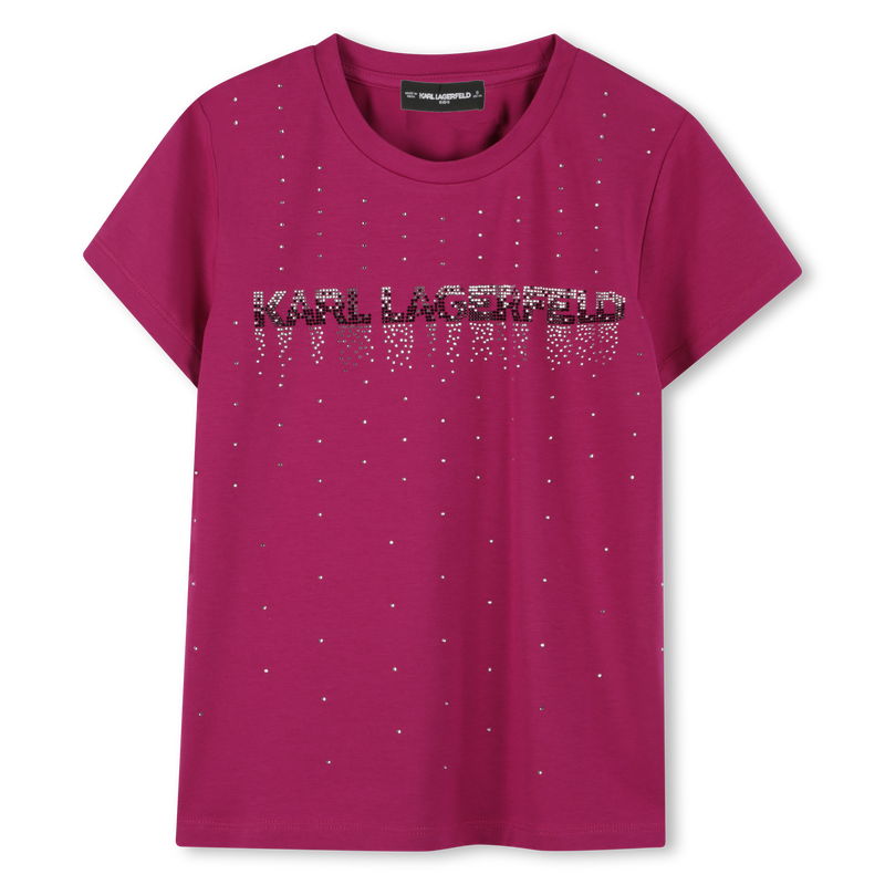 Short-sleeved T-shirt KARL LAGERFELD KIDS 
                    GIRL