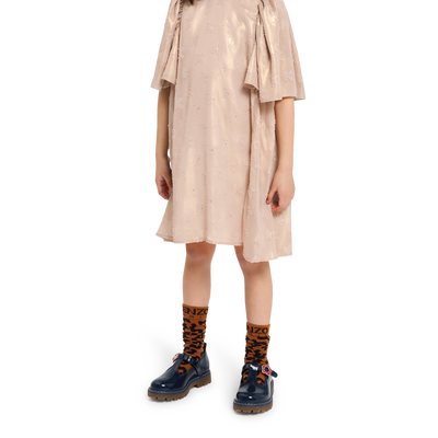 Jacquard Lam&eacute; Dress KENZO KIDS GIRL