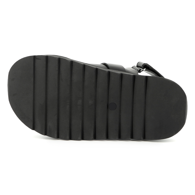 Buckled leather sandals MARC JACOBS 
                        BOY