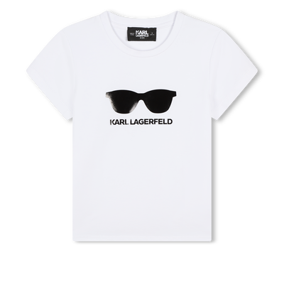 Sunglass Graphic Tee KARL LAGERFELD KIDS GIRL