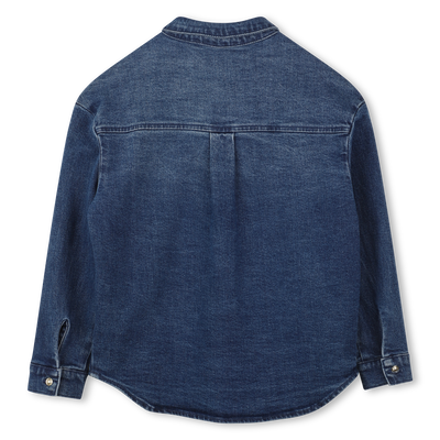 Long-sleeved denim shirt MICHAEL KORS GIRL