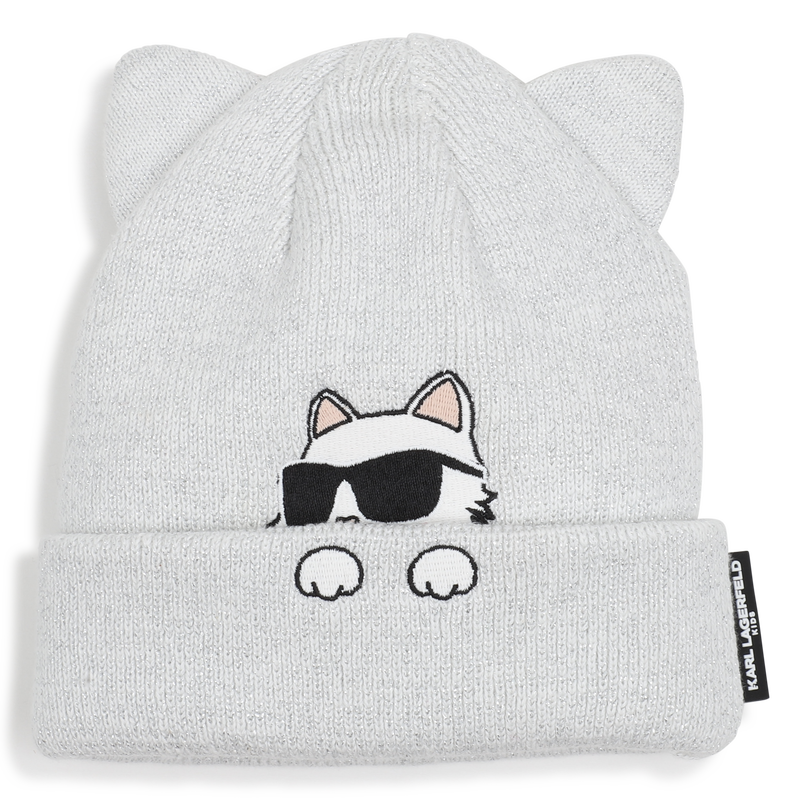 Knitted beanie KARL LAGERFELD KIDS 
                        GIRL