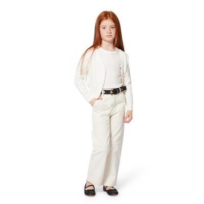 Trousers with adjustable waist MICHAEL KORS GIRL