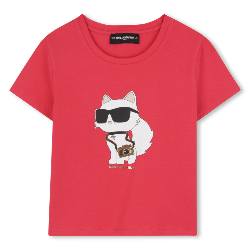 Short-sleeved T-shirt KARL LAGERFELD KIDS 
                    GIRL