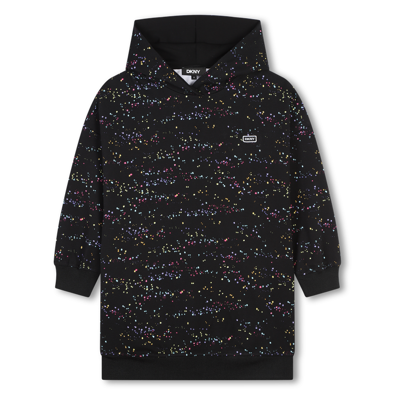 Printed Hooded Dress DKNY 
                    GIRL