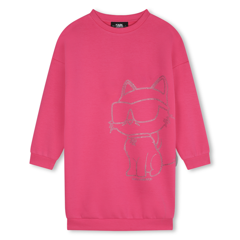 Straight Diamant&eacute; Dress KARL LAGERFELD KIDS 
                        GIRL