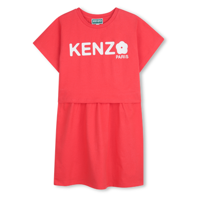 PRINTED DRESS KENZO KIDS GIRL