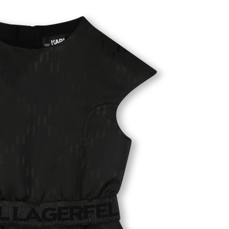 Logo Print Romper KARL LAGERFELD KIDS 
                    GIRL