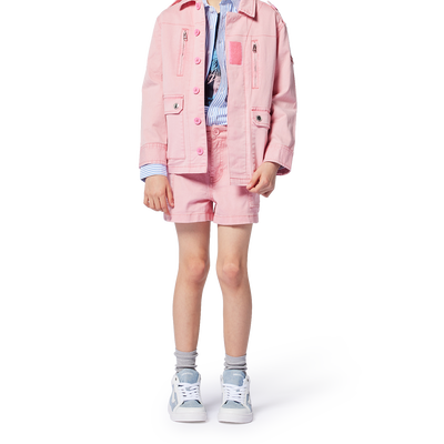 Faded embroidered shorts ZADIG VOLTAIRE GIRL