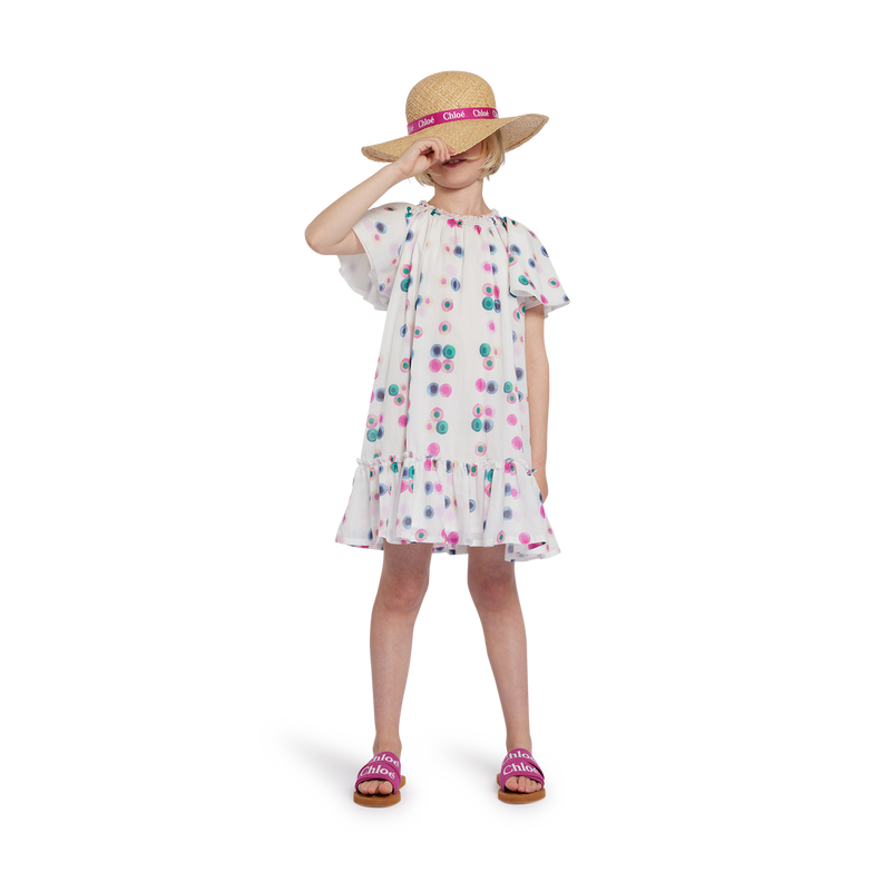 CHLOE Printed butterfly sleeve dress