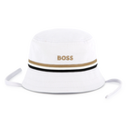 Embroidered sun hat with ties BOSS 
                    BOY