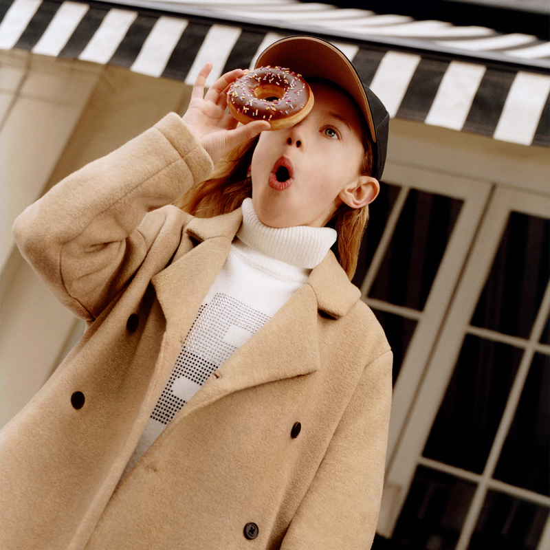 Lined Wool-Blend Coat BOSS 
                    GIRL