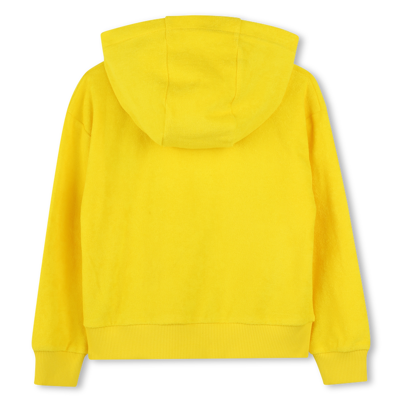 Terry cloth zip-up sweater KENZO KIDS 
                        GIRL