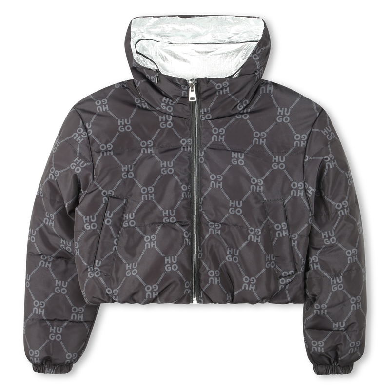 Reversible Cropped Puffer HUGO 
                    GIRL