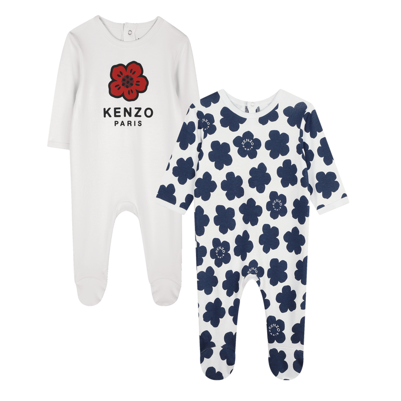 Two-pack of cotton pajamas KENZO KIDS 
                        UNISEX