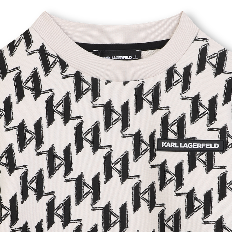 Fleece sweatshirt KARL LAGERFELD KIDS 
                        BOY