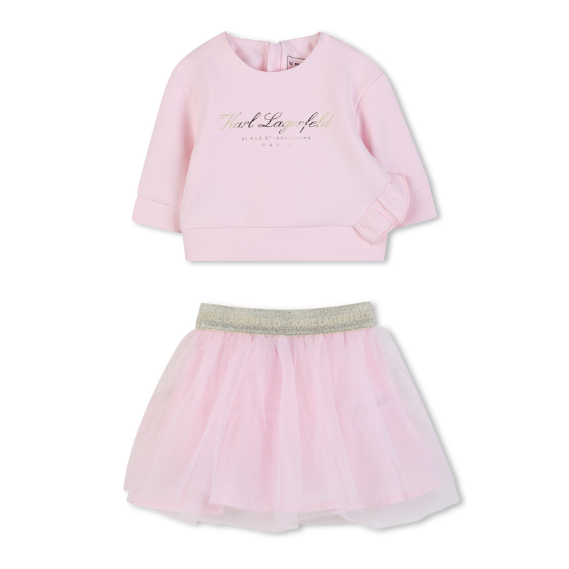 Sweatshirt Outfit Set KARL LAGERFELD KIDS 
                        GIRL