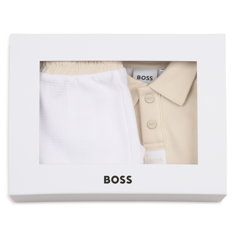 Embossed Cotton Set BOSS 
                        BOY