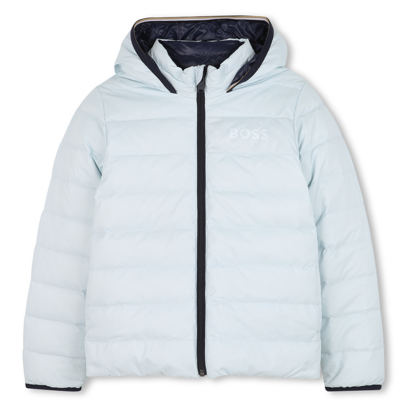 Reversible hooded down jacket BOSS 
                        BOY