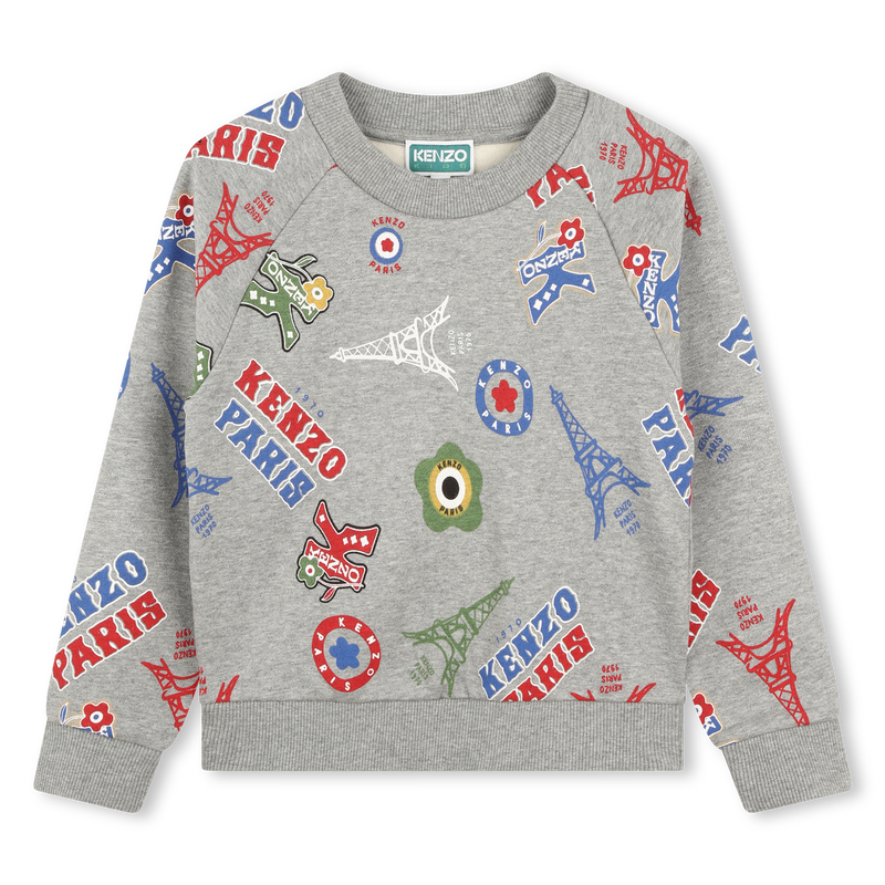 Printed Fleece Sweatshirt KENZO KIDS 
                        BOY