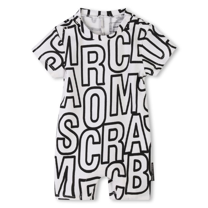 Short printed romper MARC JACOBS 
                    UNISEX