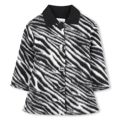 Long coat with zebra full pattern MARC JACOBS GIRL